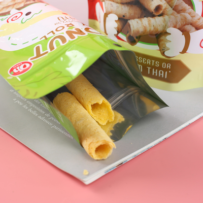 Poches zip-lock de BRC de fermeture éclair de poche de nourriture en plastique imperméable d'emballage alimentaire