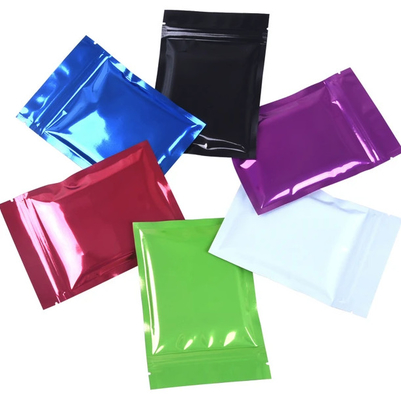 La preuve 50mic d'odeur Mylar qu'en aluminium met en sac de petits 3 côtés a scellé stratifié