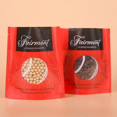 Le support compostable scellé de catégorie comestible vers le haut des poches 180mic tiennent des poches de barrière