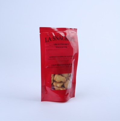 le sachet en plastique imprimé fait sur commande de preuve d'odeur tiennent la fenêtre claire pour le biscuit, la sucrerie .coffee, mauvaises herbes