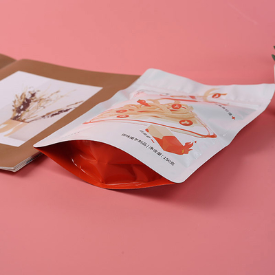 Sacs comestibles aliénés de poche de serrure de fermeture éclair d'emballage de poche de position de Mylar 30mic