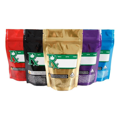 Les biscuits de Boyz Runtz de sac à dos sarclent 250g Mylar se tiennent vers le haut des poches avec le logo