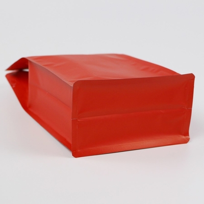 Poche de empaquetage d'emballage de thé de sac de fond plat du café 1000g de papier d'aluminium avec la valve