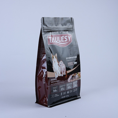 L'emballage créatif de 1KG 2.5KG pour le chien traite le joint latéral de l'emballage huit de biscuit de chien 2KG