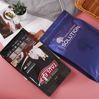 L'emballage créatif de 1KG 2.5KG pour le chien traite le joint latéral de l'emballage huit de biscuit de chien 2KG