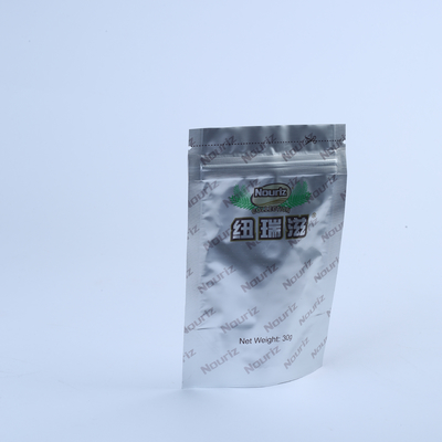 La serrure mate de fermeture éclair d'ODM tiennent les poches de papier rescellables de la poche BRC