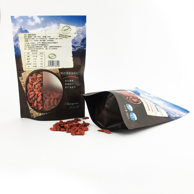 Matte Plastic Aluminum Foil 25g rescellable tiennent des poches pour l'emballage alimentaire