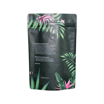 Papier d'aluminium de empaquetage Doypack Mylar de Matte Black Zip Pouch Food