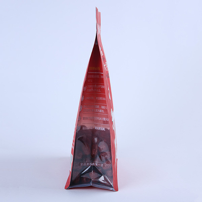Sac de fond plat de VMPET empaquetant le sac latéral en plastique de gousset de fond plat zip-lock rescellable de glisseur