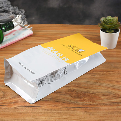 Le support de fond plat de la tirette 60mic de catégorie comestible vers le haut des sacs à thé de poudre de Morinaga de poche emballent le café avec la valve