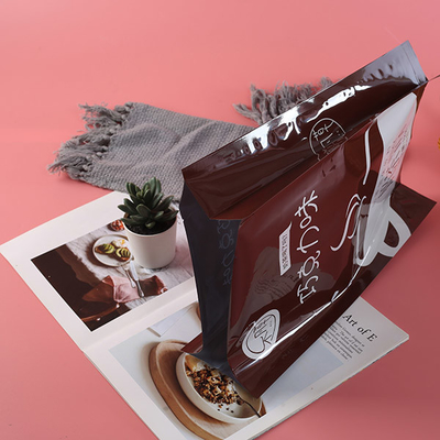 Sachets en plastique d'emballage d'emballage de chocolat de la protéine 60mic de papier d'aluminium petits pour des biscuits