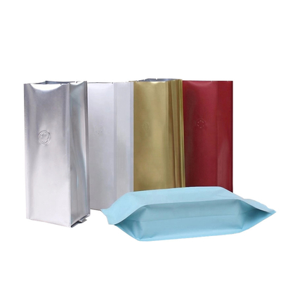 L'emballage de serrure de fermeture éclair du grain de café 60mic mettent en sac les sacs de café en aluminium se tiennent vers le haut de Matt