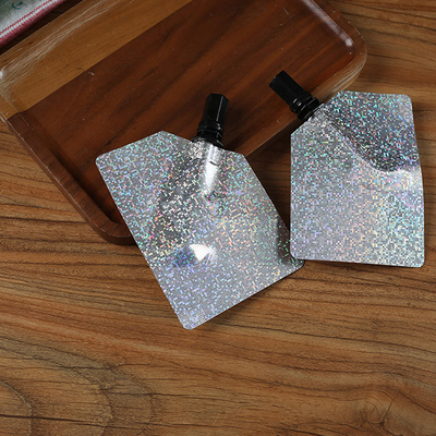 Poche de empaquetage imprimée de brosse de maquillage de lèvre de mascara de tige de poche cosmétique en aluminium de bec