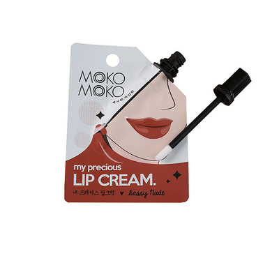 Poche en aluminium de bec du maquillage 10mm empaquetant le mascara et la lèvre cosmétiques de tige avec la brosse