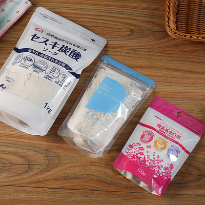 L'emballage rescellable de poche de la protéine de lactalbumine 60mic tiennent des poches de nourriture
