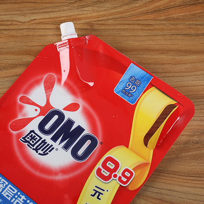 La compression 60mic a stratifié la confiture de Juice Plastic Drink Packaging For de poche de support