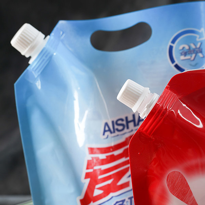 Emballage liquide de détergent de blanchisserie de sac du savon 60mic liquide de lavage en plastique