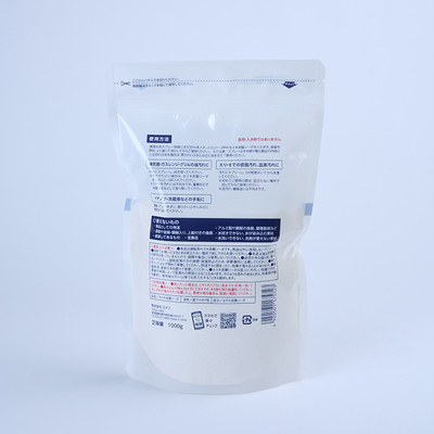 Support de papier d'aluminium d'emballage de poche de position de la preuve 60mic d'odeur vers le haut de nourriture sèche avec la fenêtre