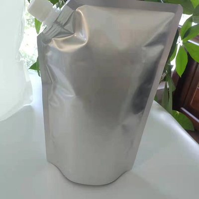 aseptisant de main de l'alcool 1L empaquetant le sac liquide de poche avec le bec