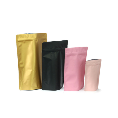 Sac en plastique argenté de papier aluminium de Mylar de fermeture éclair de Matt Light Food 50g de poches en aluminium de serrure