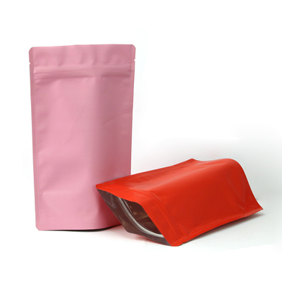 Preuve en aluminium d'odeur de poche de bec de Matt Gravure 50g de papier aluminium de fermeture éclair de sac blanc de serrure