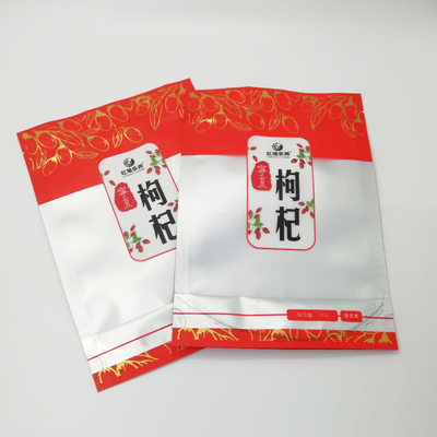 Poches zip-lock olographes rescellables blanches de Doypack Matte Food Storage Foil Pouch