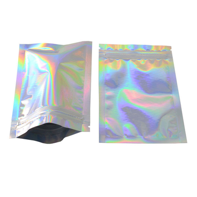 Laser rescellable extérieur lumineux de couleur d'arc-en-ciel de sacs de tirette olographe
