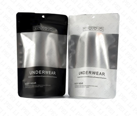 Les sacs de T-shirt de Matte Slider Print ont givré l'emballage viable zip-lock de vêtement d'ODM