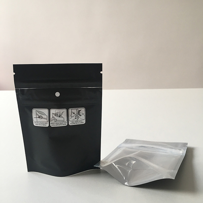 Le CR résistant de sacs d'enfant rescellable de la fleur BRC sortent le joint zip-lock de poignée de poche de 60mic Mylar