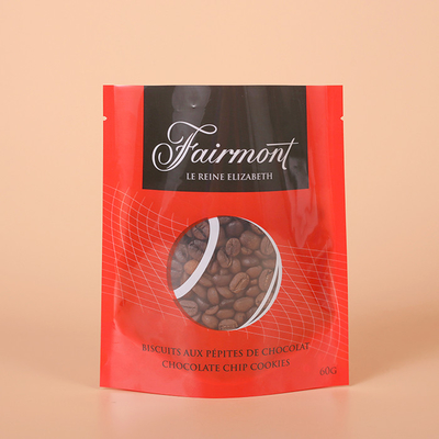 Le support compostable scellé de catégorie comestible vers le haut des poches 180mic tiennent des poches de barrière