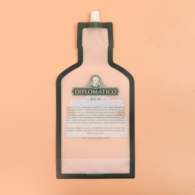 OPP a stratifié imprimer la poche liquide 60mic de bec de support pour la boisson
